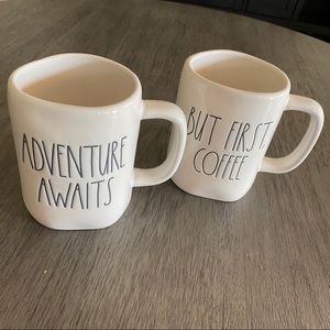 New Rae Dunn Set of two mugs